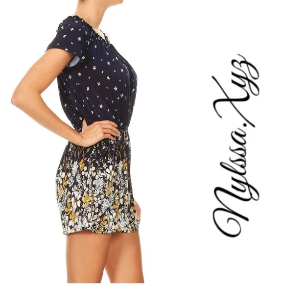 Floral Printing Ombre Romper - Picture 2 of 8